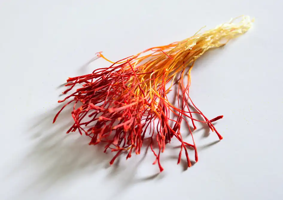 bunch of saffron threads